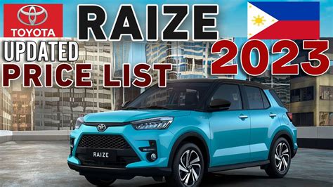toyota raize price philippines monthly installment|Toyota Raize 2023 Price List Quezon City .